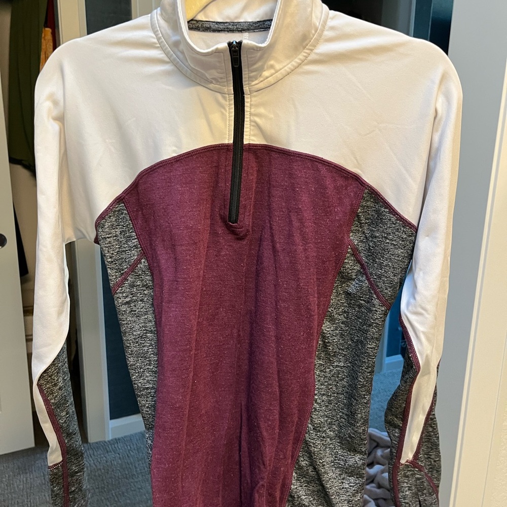 Woolx Colorblock Quarter-Zip Pullover